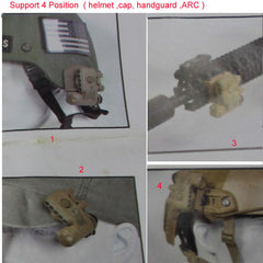 Tactical Helmet Light Set Hunting Equipment