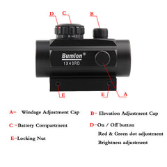 Red Green Sight Scope